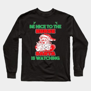 The Nurse Santa Nurses Day Long Sleeve T-Shirt